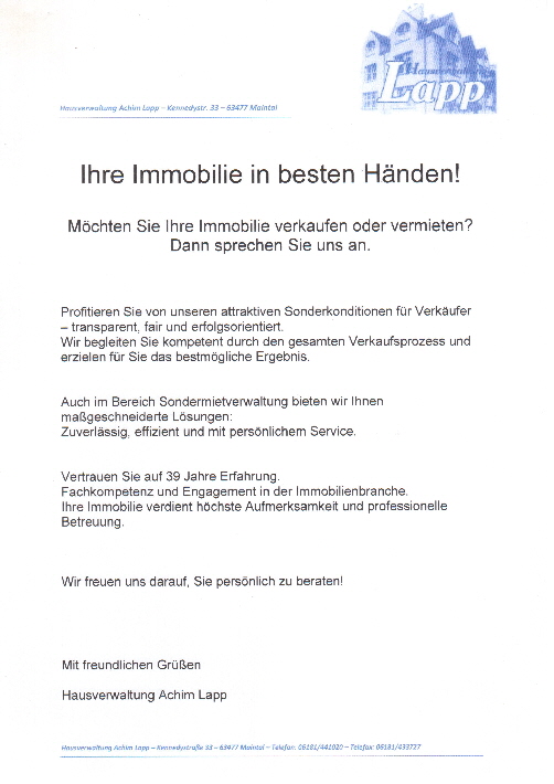 Lapp - makler 33%